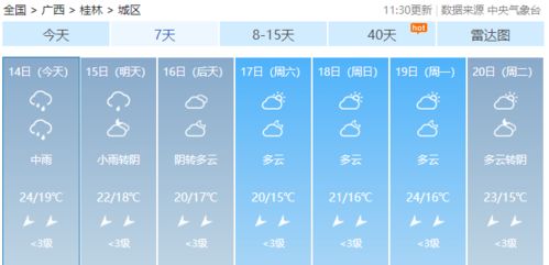 桂林天气预报15天（桂林天气预报15天准确 新闻贵pn）