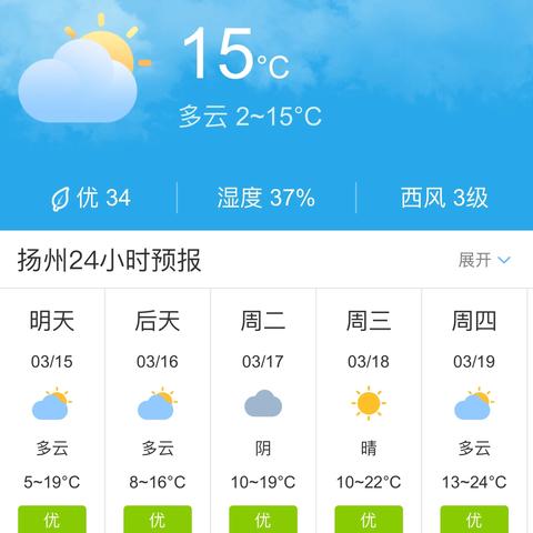 扬州天气预报30天（扬州天气预报30天29到31号天气穿直数）